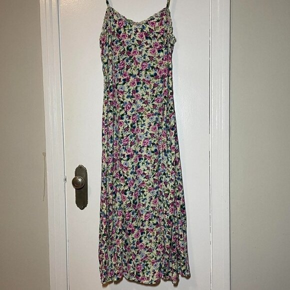 ZARA FLOWER PRINTED MIDI DRESS SIZE M - Picture 6 of 12